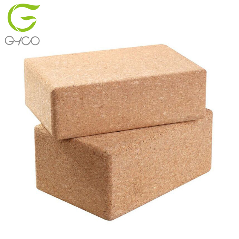 Cork yoga block/ Cork yoga brick/Wooden yoga block