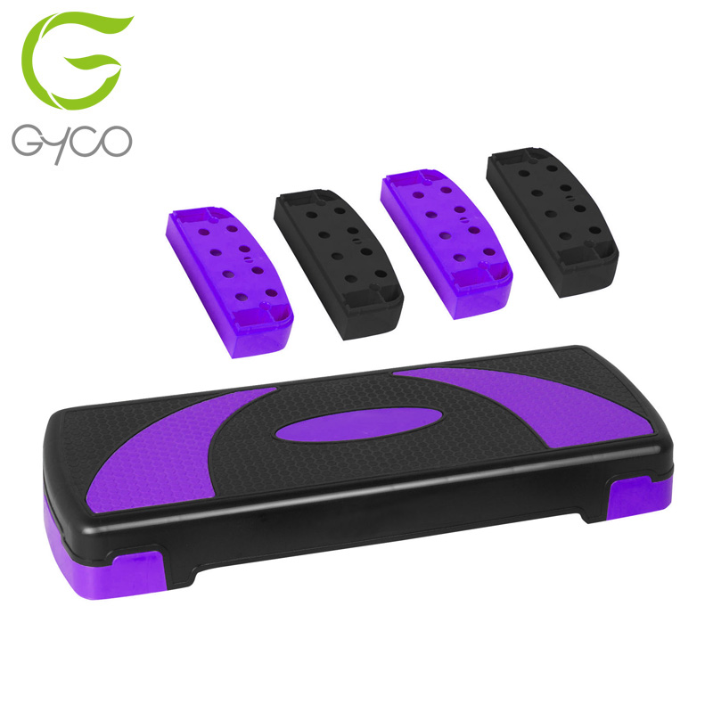 Adjustable Aerobic Step Platform with 4 Risers