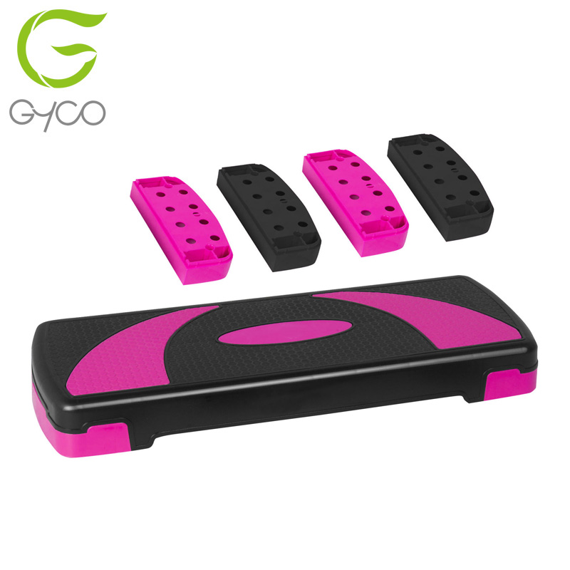 Adjustable Aerobic Step Platform with 4 Risers