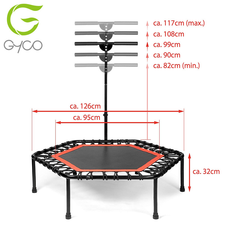 Exercise Fitness Trampoline Home Workout Training Indoor Rebounder for Adults