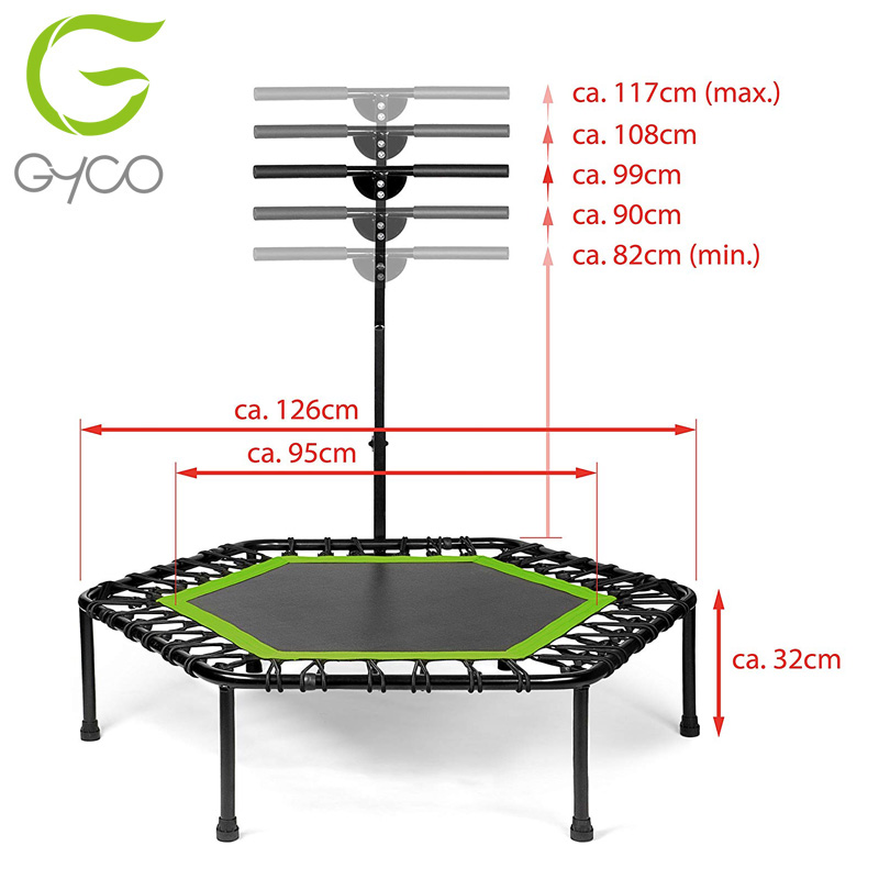 Exercise Fitness Trampoline Home Workout Training Indoor Rebounder for Adults