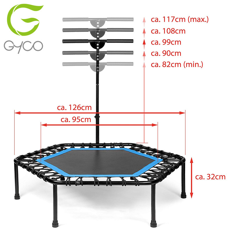 Exercise Fitness Trampoline Home Workout Training Indoor Rebounder for Adults