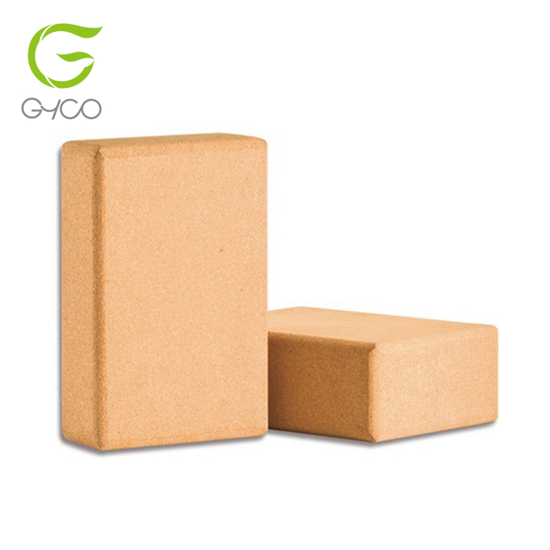 Cork yoga block/ Cork yoga brick/Wooden yoga block