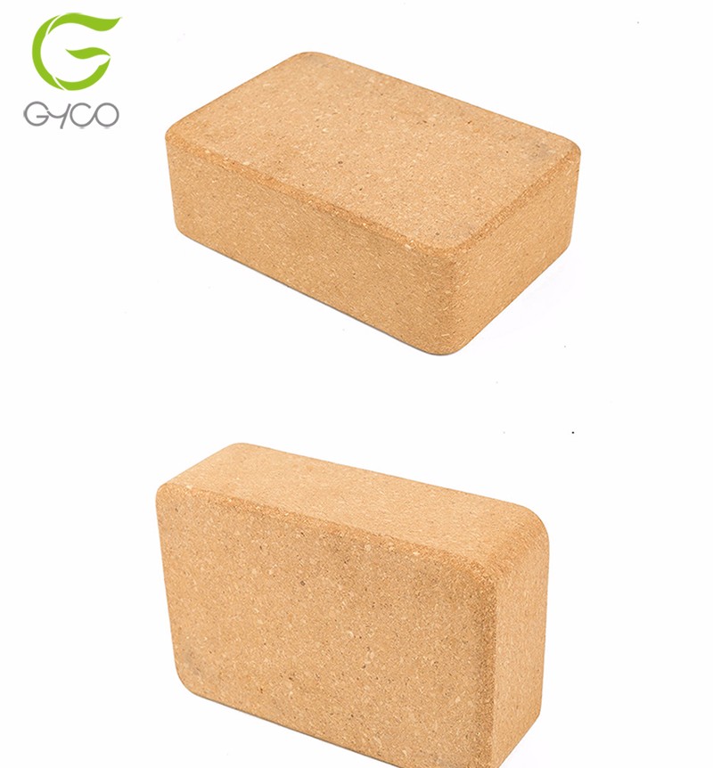 Cork yoga block/ Cork yoga brick/Wooden yoga block