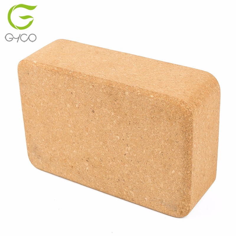 Cork yoga block/ Cork yoga brick/Wooden yoga block